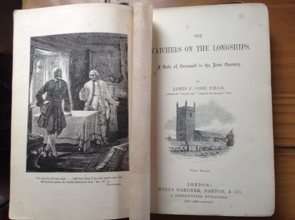 A nice 1870s artefact in the literary construction of Cornwall. Note the subtitle: "A tale of Cornwall in the LAST CENTURY". Remember, when you watch Poldark you're not watching a simple imagining of C18th Cornwall; you're watching a 4th-hand reiteration of a Victorian fantasy.
