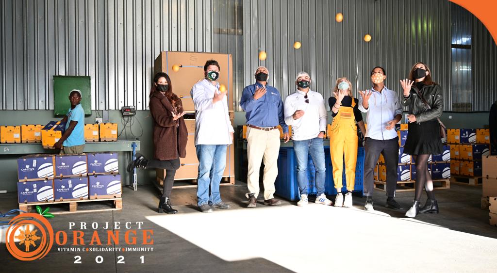 CECD_online's tweet photo. Some great photos from the launch of #ProjectOrange2021 this week! Aiming to deliver up to 14 million oranges with vital Vitamin C to at-risk women &amp; children across SA. If you know of any organisations/companies who would want to participate, please message @ProjectOrange6 https://t.co/mFQ5UYY3us