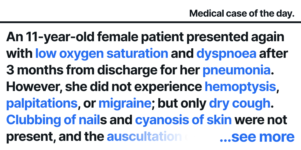 lepius_io's tweet photo. Share follow-up cases with your peer physicians!
Try Lepius for free! https://t.co/STuwnEgOlp

#lepius #hospital #doctor #clinical #medical #medicaldoctor #medicalstudent #pulmonology #medicaldoctors #immunology #neurology #dermatology #pediatrics #cardiology #pneumonia https://t.co/pkK7p8uPLz