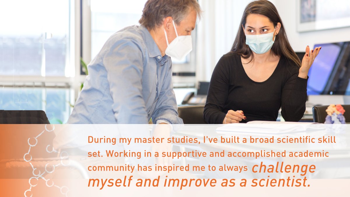 GeneCenter_LMU's tweet photo. Do your MSc Biochemistry @GeneCenter_LMU and meet people like Ana. Ana is in her 5th semester and just finished the eperiments of her master thesis in the Hopfner lab.
Apply before July 15! https://t.co/Zbgz8S83L4
#PeopleGeneCenterLMU #studybiochem #studybiochemistry #biochem https://t.co/pDTYrVP9gA