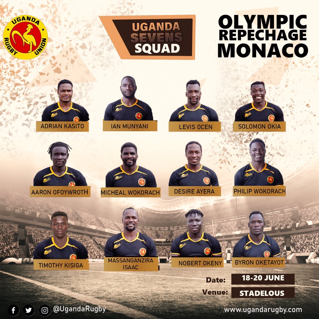 narta_narta's tweet photo. Congratulations to the gents that have made the time. Well done. All the best @UgandaSevens https://t.co/KqNfKOnNJk