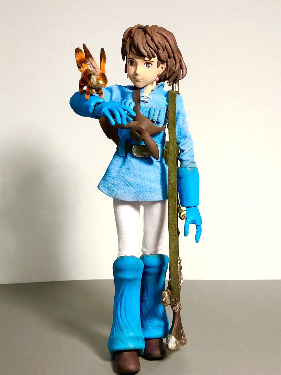 1/6スケール フル可動フィギュア ナウシカ ヘッドタイプBとマスク装着