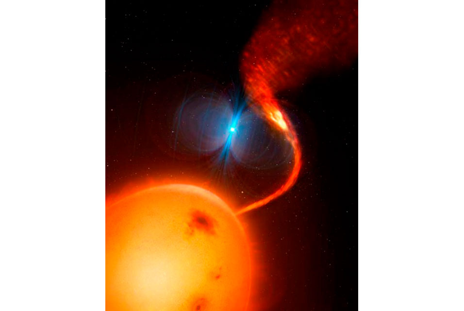 artdaily's tweet photo. ArtDaily recommends:
Scientists identify a rare magnetic propeller in a binary star system #scientists #magneticpropeller #binarystarsystem #research #newspaper @NDscience University of Notre Dame
Read more about this here: https://t.co/XyUpLHd8Ae https://t.co/5D88pVbito