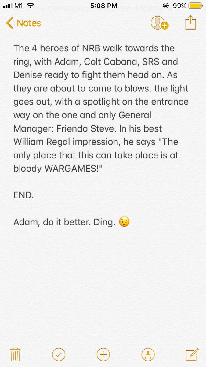 Dardar_NickSTB's tweet photo. @AdamTheBlampied @sullivanbeau @partsFUNknown @NoRollsBarred_  Fantasy Booking: NRB vs. PFK WARGAMES (2/2) https://t.co/OGZ1FrORwb