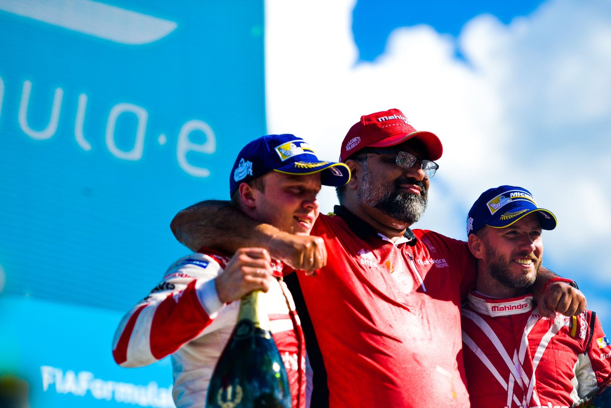 MahindraRacing's tweet image. #OnThisDay in 2017 we achieved a double podium in Berlin, with @FRosenqvist winning the race and @NickHeidfeld finishing 3rd 🏆🥉#TBT #Passioneers