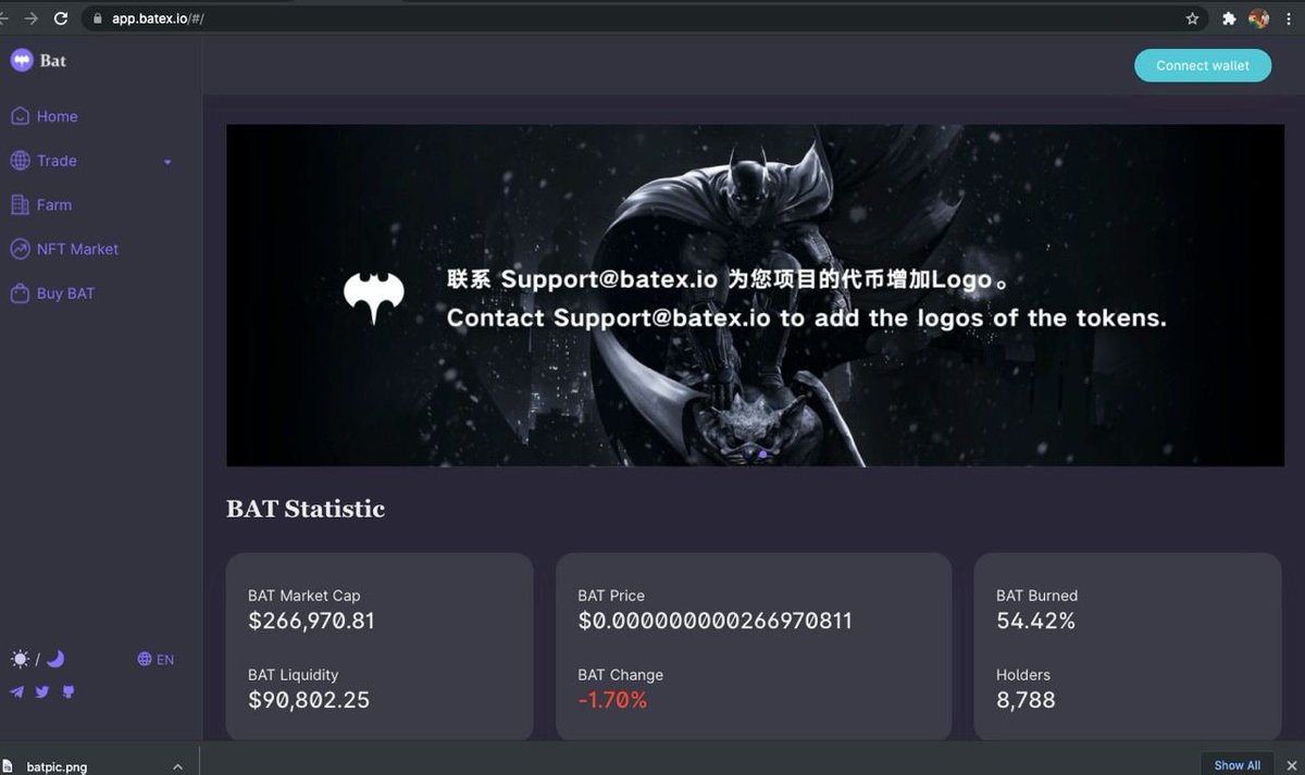 Bat Finance Project (BatFinTech) Twitter