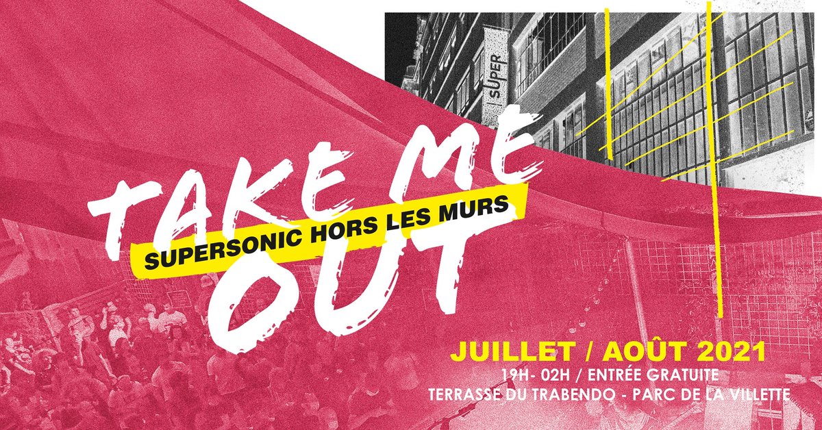 GENERAL POP (@general__pop) on Twitter photo Le <a href="/SUPERSONICparis/">SUPERSONIC</a> et le @trabendo_ nous gâtent et poursuivent leur collaboration pour nous proposer la seconde édition de Take Me Out, concerts gratuits de la fine fleure de la scène française se déroulant sur la terrasse de la salle de La Villette.
generalpop.com/2021/06/10/tak… Le <a href="/SUPERSONICparis/">SUPERSONIC</a> et le @trabendo_ nous gâtent et poursuivent leur collaboration pour nous proposer la seconde édition de Take Me Out, concerts gratuits de la fine fleure de la scène française se déroulant sur la terrasse de la salle de La Villette.
generalpop.com/2021/06/10/tak…