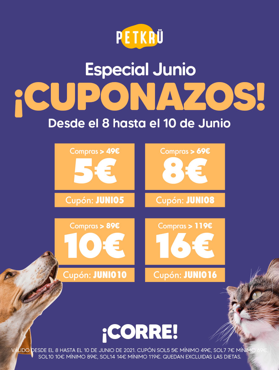 Petkru_'s tweet photo. 💶 ¡CUPONAZOS! ahorra hasta 16€ comprando la mejor alimentación natural, snacks saludables, accesorios y juguetes para tus #mascotas 🐈🐶

▶️ Compra aquí: https://t.co/s6KkwXcP8Q

* Promoción válida hasta el 10.06.21

#FelizJueves #FelizJuevesATodos https://t.co/dg7MCQcyqB