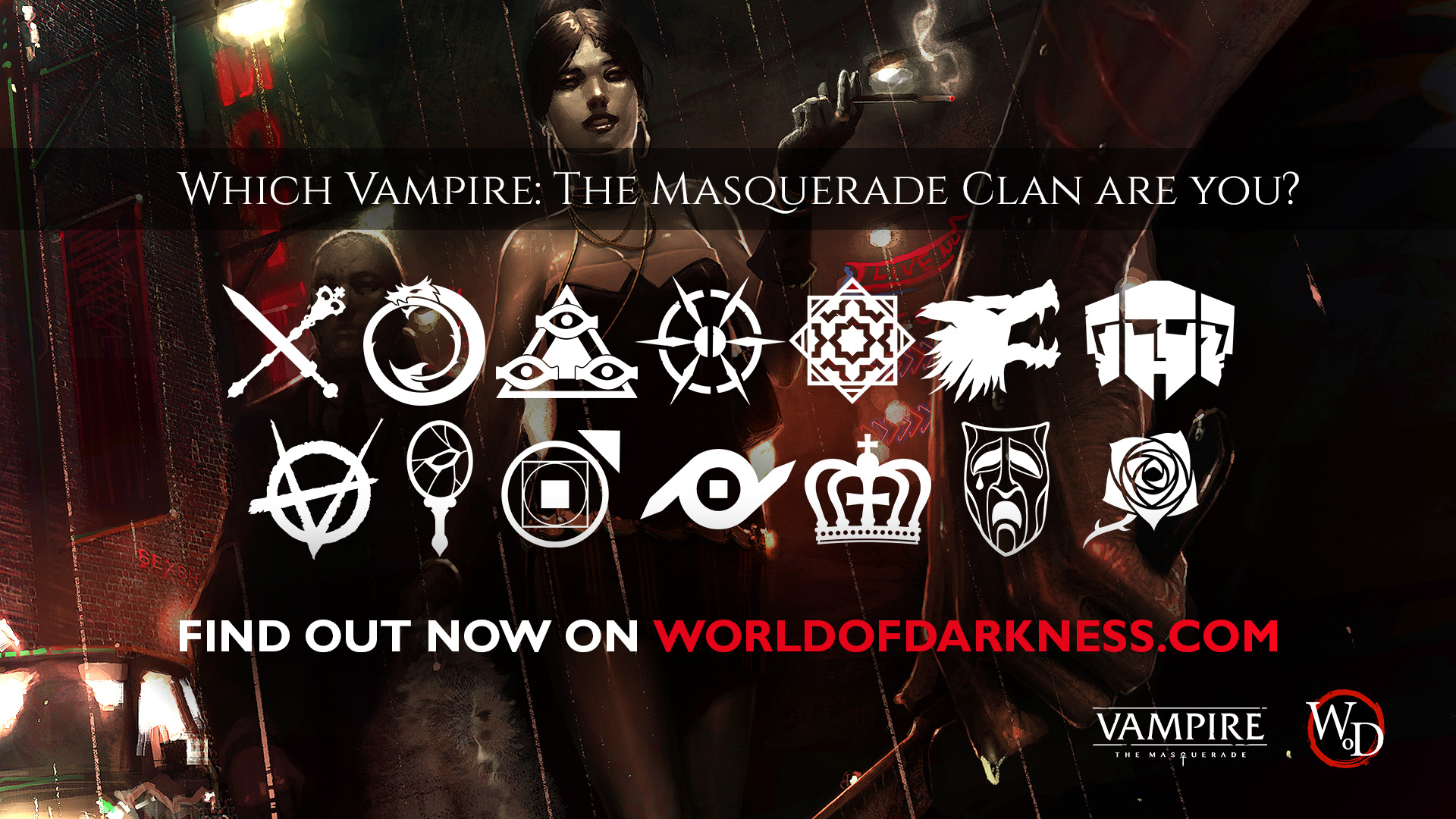 World of Darkness - Vampire: The Masquerade Companion will release on  December 16th, introducing clan Tzimisce, Salubri and Ravnos to the 5th  Edition. Here are the clan symbols we will use in