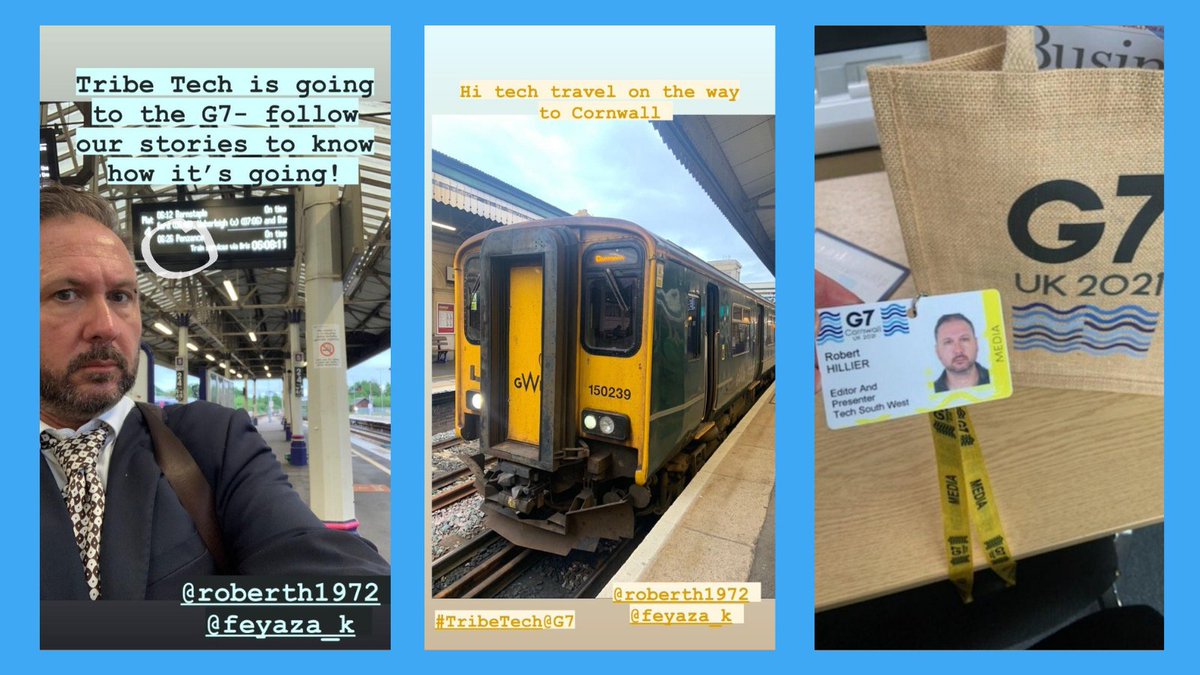 Robert Hillier is on his way to #Cornwall to represent Tech South West at the #G7.

Follow his journey on Instagram <a href="/techswofficial/">Tech South West</a> and stay tuned for updates via @SWTechDaily1 

swtechdaily.co.uk

#SouthWest #TechPolicy
