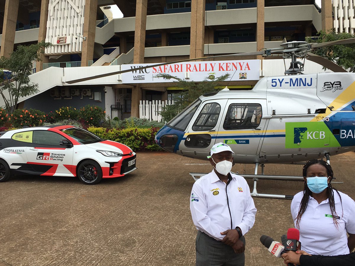 KCBInKenya's tweet photo. “As the Official Financial Partner, KCB Bank Kenya has committed KShs.100 million in sponsorship towards the #WRCSafariRally2021. The deal cements the Bank’s footprint in supporting sports which cuts across various disciplines.” @WanyiMwaura https://t.co/FF6LbBcDTE
