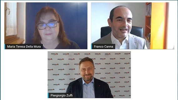 innova_finance's tweet photo. “La #ComunitàEuropea ha deciso di rispondere all’emergenza creando uno strumento finanziario, che si chiama #NextGenerationEU. È un dispositivo che prevede una serie di risorse per un totale significativo di fondi”, @PiergioZuffi #InnovaFinance #DemandGenerationLab #PNRR https://t.co/Qvphkedibs