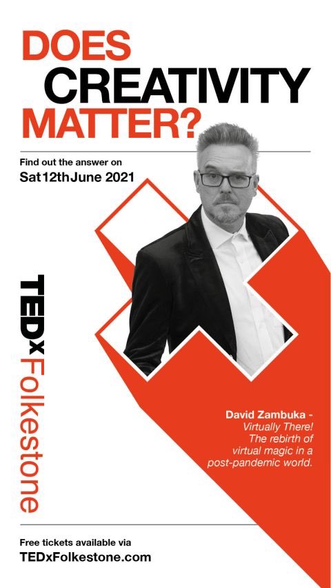 How exactly do you get someone to ‘pick a card’ during lockdown? Join me at this years TedX event and find out how magicians have responded through the Pandemic. Free tickets: lnkd.in/g6uByJ2   #virtualmagic #tedx #tedxfolkestone #tedtalks