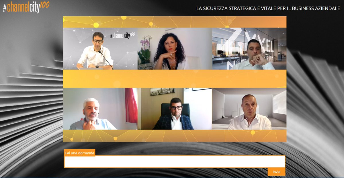 #channelcity100 

David Gubiani di <a href="/CheckPointItaly/">Check Point Italia</a> parla di organizzazione strategica in fatto di #security. "La parola chiave oggi che riguarda le #PMI è: Strategia"

Live qui: bit.ly/Sicurezza_Stra…

#tech #socialmedia <a href="/channelcity/">channelcity.it</a>