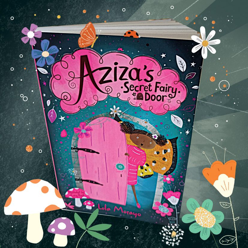 IT'S PUBLICATION DAY for Aziza's Secret Fairy Door!!  Huge thanks to @JRichardsAuthor @TolaOkogwu @MacmillanKidsUK
#blackillustrators #diversekidlit #kidlit #kidlitart #blackbooksmatter #childrensbooks #childrenwritersguild #bookart #diversity #childrensillustration