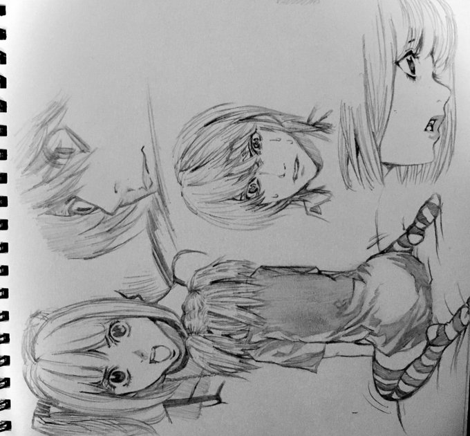 これは1年前くらいやけど、
またこんな感じでひたすら色んな漫画の色んなコマの表情とかポーズとか描くのもどこかでやろう...(((:з)⌒(ε:))) 