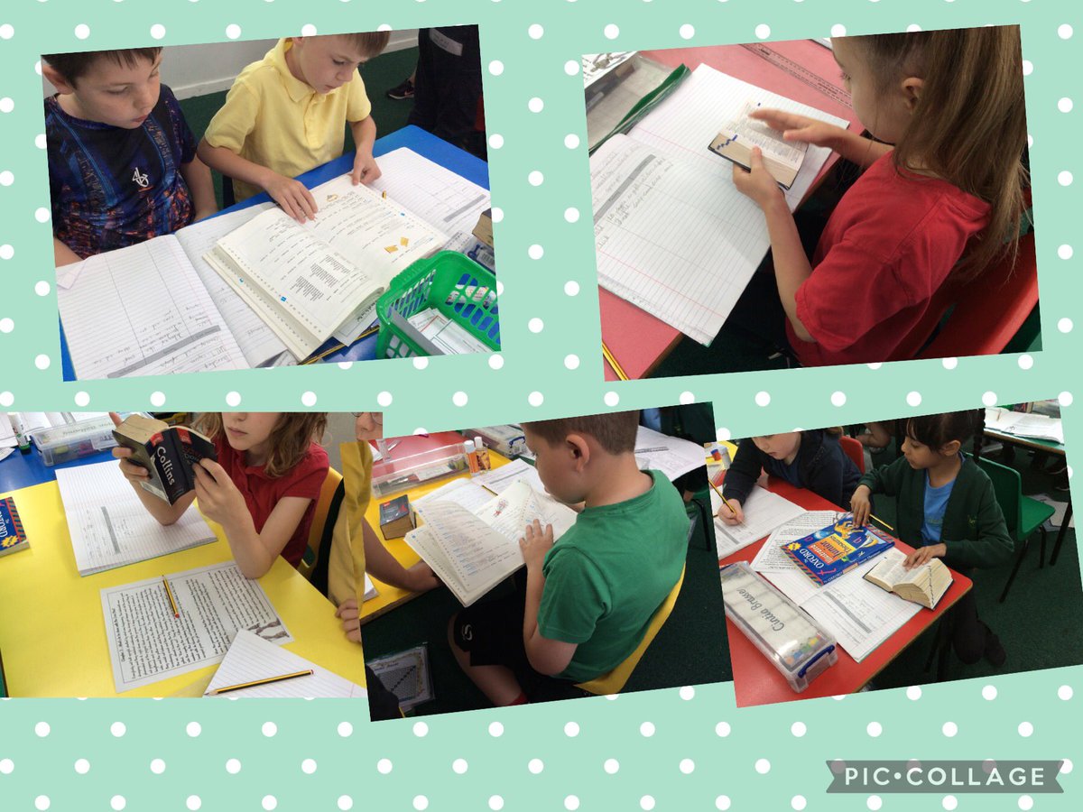 Timbertreey3's tweet image. In English today, we have been exploring new vocabulary from the WAGOLL by using a dictionary to find the meaning and a thesaurus to identify synonyms for unknown words #new skill #knowledge 👍🏻👏🏻🌟