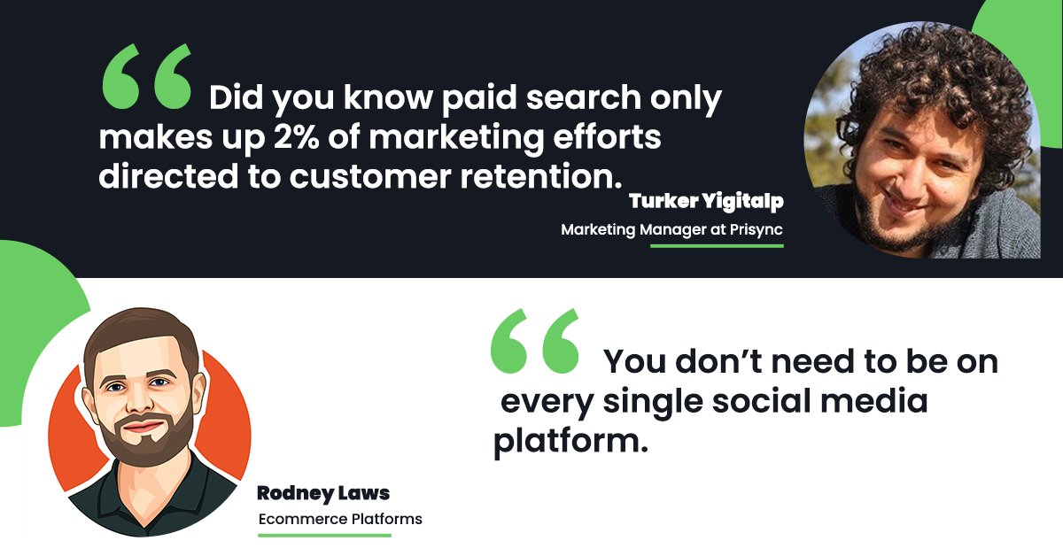 PrisyncCom's tweet image. 👉 Turker Yigitalp from @PrisyncCom
👉 Rodney Laws from @EcomPlatformsio
#roundup #experts #storeowners #tips