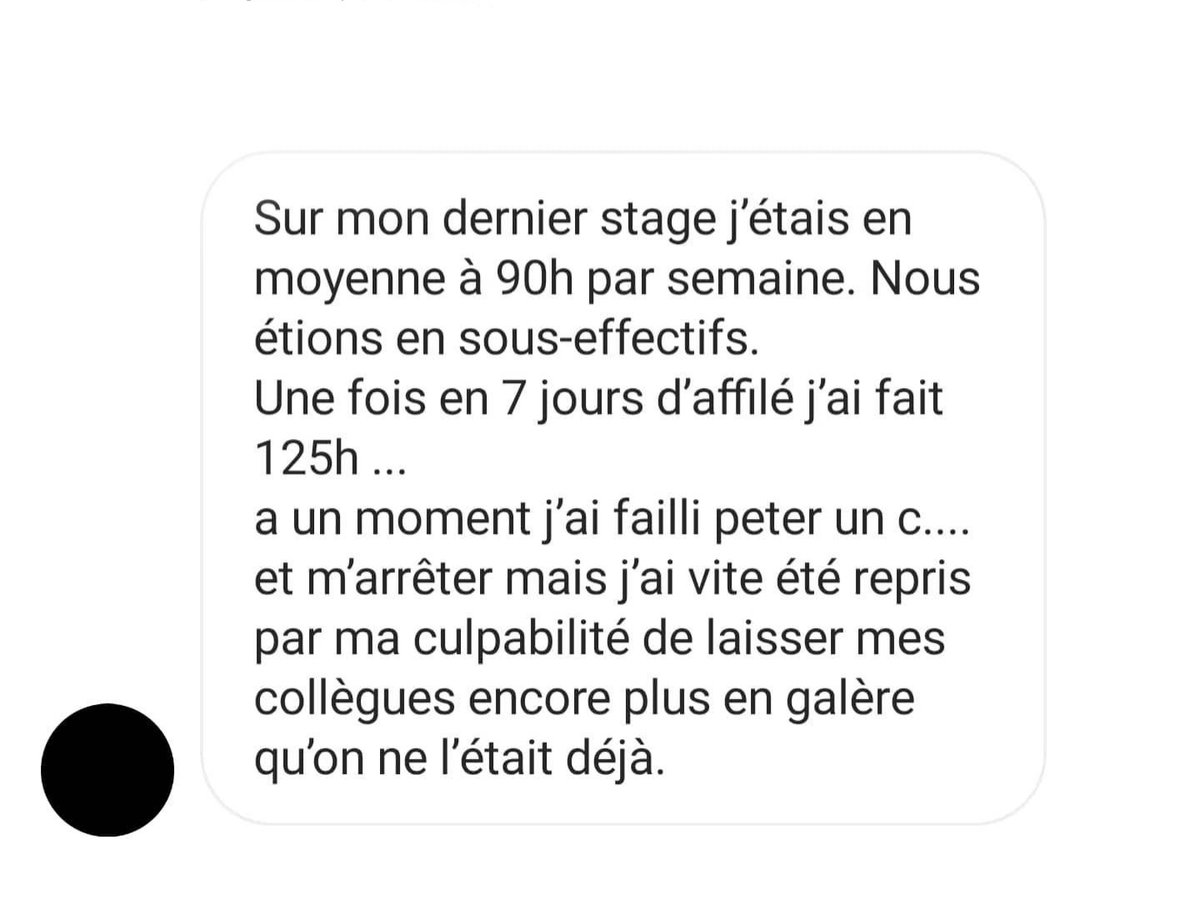 DocAmine_'s tweet image. Ils prennent soin de vous et de vos proches, à l'hôpital ou en dehors. Ils bossent en moyenne 60h/semaine parce que les administrations ont décidé de ne pas les respecter. Le WE prochain ils seront en grève pour leur droit et pour la sécurité de leurs patients
#InternesExploités