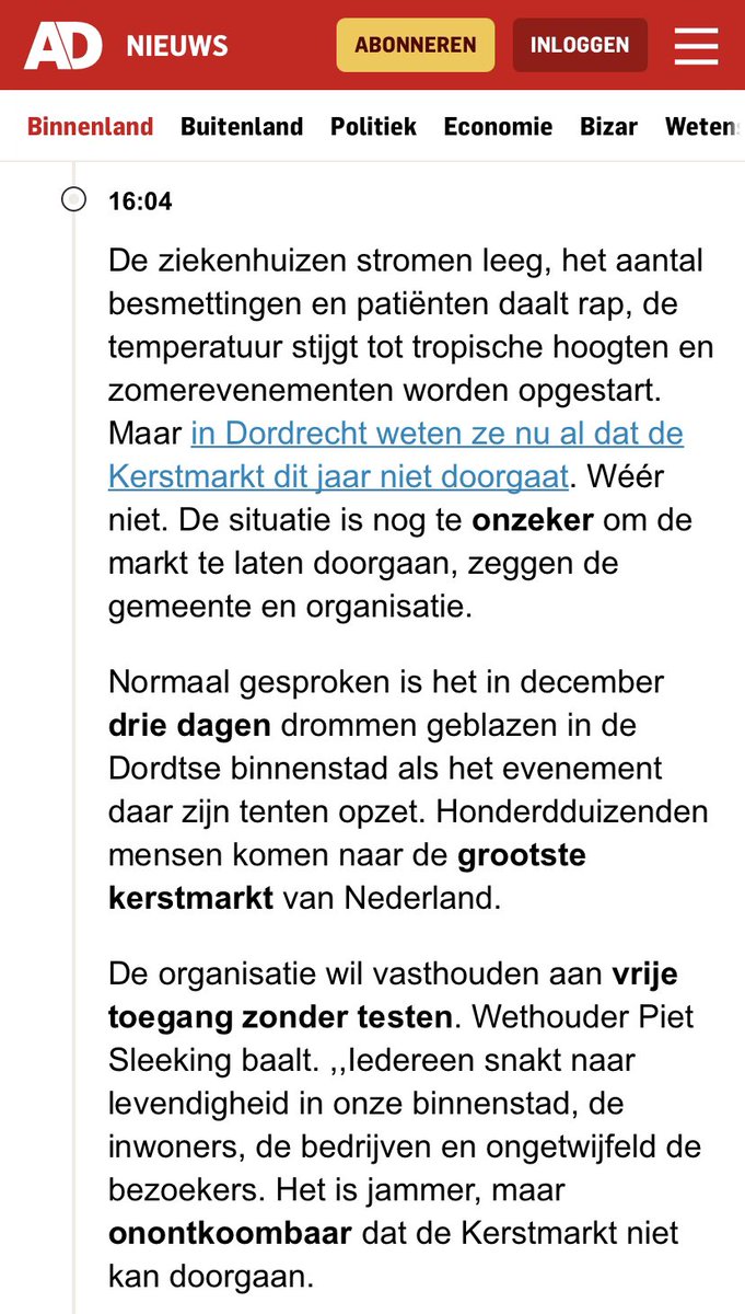 SimoneSays123's tweet photo. Even wat nieuws voor alle gevaccineerden die denken dat door hen alles weer snel normaal zal worden: 

"Dordrecht schrapt nu al de grootste kerstmarkt van Nederland" 🎄🎅

Het is JUNI‼️ 

https://t.co/cQluSqfFb8 https://t.co/1l0Wpkj8js
