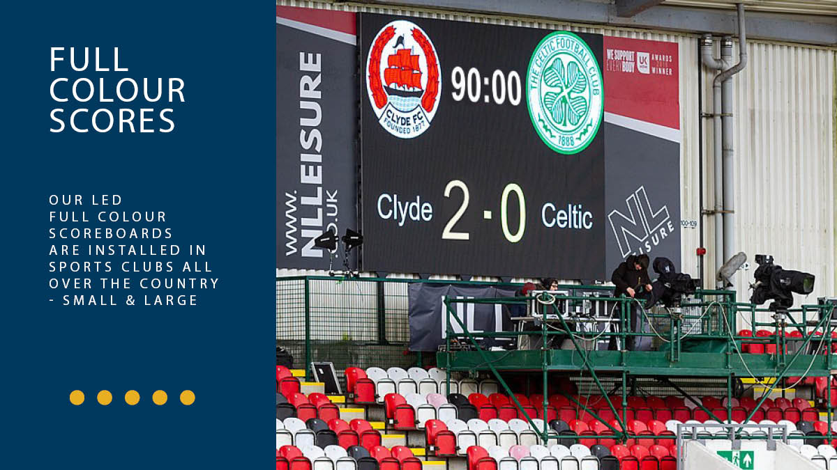 Stunning full colour Football Video Scoreboard installed at Clyde FC.
ledsynergy.co.uk/products/elect…