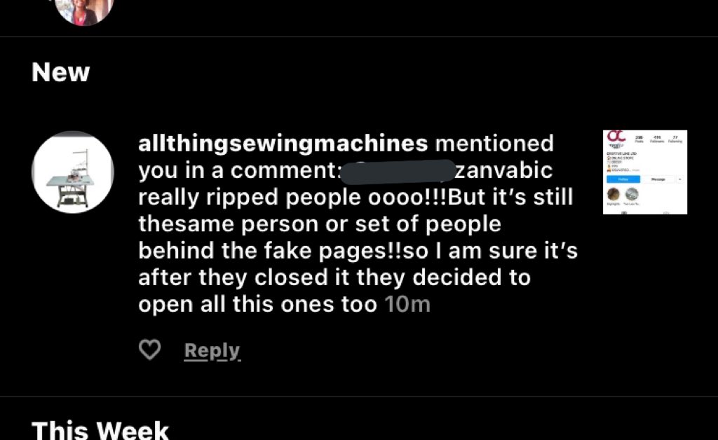 mo_roti's tweet photo. Remember Zanbaviclimited that duped me last month? 
Name change to ambrolimited amongst others, supposedly ran by same person(s).
Beware of :
⚠️Ambrolimited
⚠️Daprozasewing
⚠️Freedomlimited
⚠️al_habib_limited
⚠️Creativelinesewingmachine_ltd
⚠️ultimatesewingmachines https://t.co/5A6kFelO3J