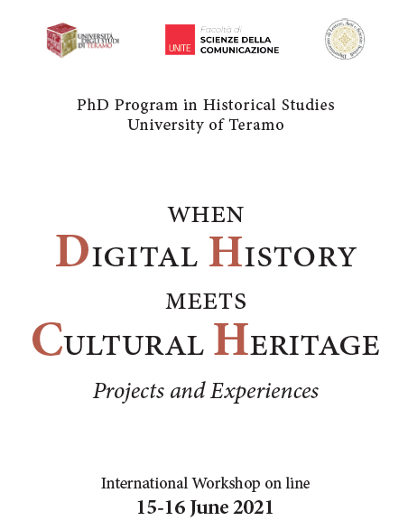 arroyo_labrador's tweet photo. Los días 16 y 16 de junio hablaré sobre #humanidades digitales, #patrimonio y lo que hacemos desde los grupos #cinter y #masopa en el seminario online “When Digital History meets Cultural Heritage” organizado por @UniTeramo https://t.co/6WI5q4RhAH https://t.co/cNzqSaDpyh