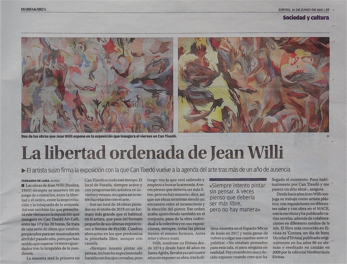 Der Mann ist nicht einfach ein Dichter,
Der kann auch Farben, Formen, Lichter!