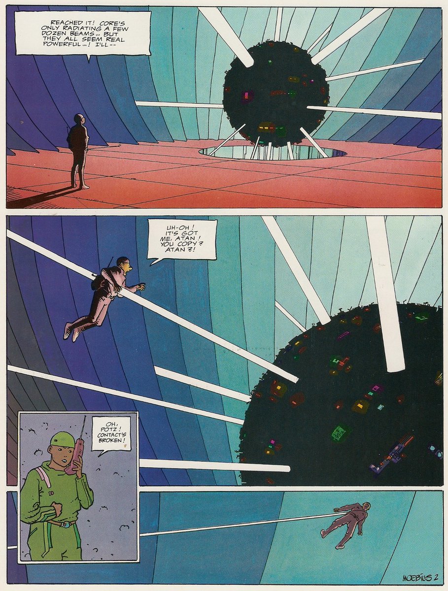 INSPIRATION: "The repairmen" by Moebius, 2001. 