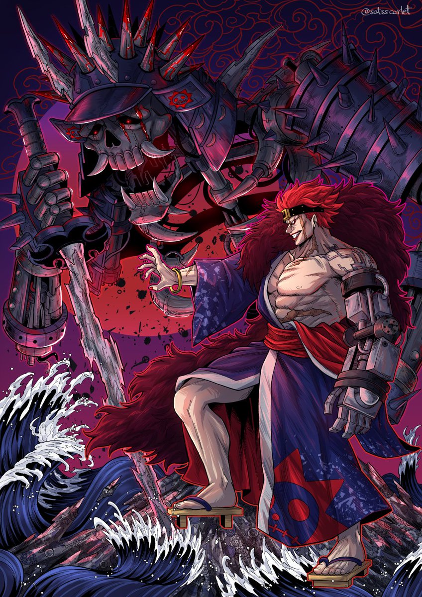 satsscarlet's tweet photo. Punk Gashadokuro 🏯💀🧲
#ONEPIECE https://t.co/8Xh5Xa2zRD