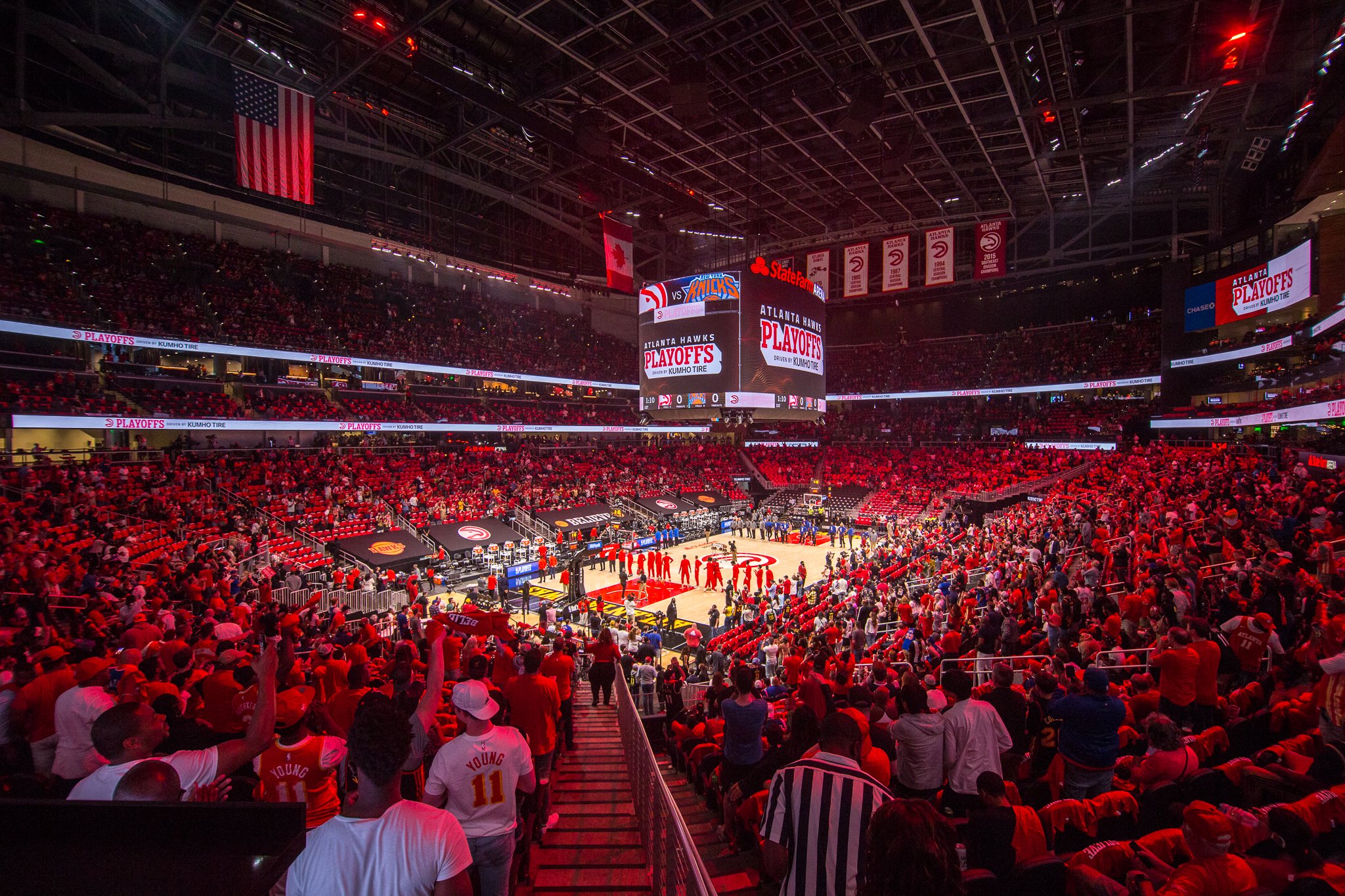What it's like to watch an Atlanta Hawks game inside the revamped