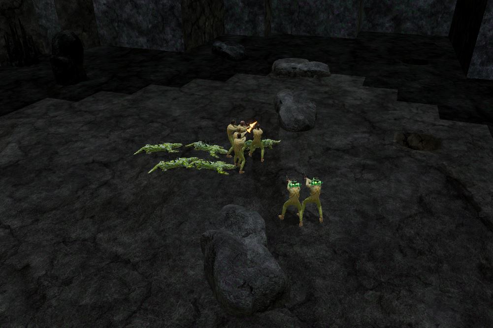 AbyssLab's tweet photo. Mutated monsters are digging through earth. You have to get down in the caves where they live to fight back. 
Research their genes and use their strengths against them.
Create your own soldier classes by combining monster genes - poison, electric, armor, damage, shield effects https://t.co/3coXlOA8hm