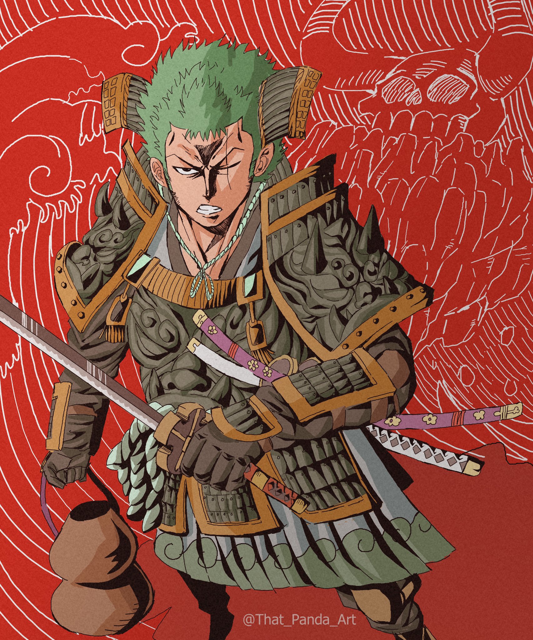 That One Panda Mr Bushido Onepiece Onepiecefanart ワンピース Roronoazoro T Co Vjrpll2bbl Twitter