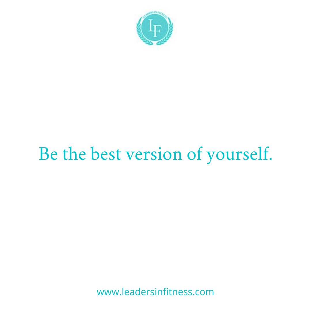 LeadersinFit's tweet photo. Be yourself! ⚡ #LeadersInFitness
.
.
.
#motivation #loveyourself #trust #yourself https://t.co/0DcDyI8uyS