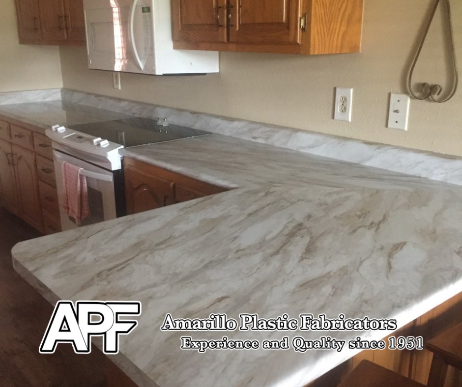 Planning a kitchen remodeling project?  Transform your kitchen with new countertops from Amarillo Plastic Fabricators. bit.ly/2RCNWpA