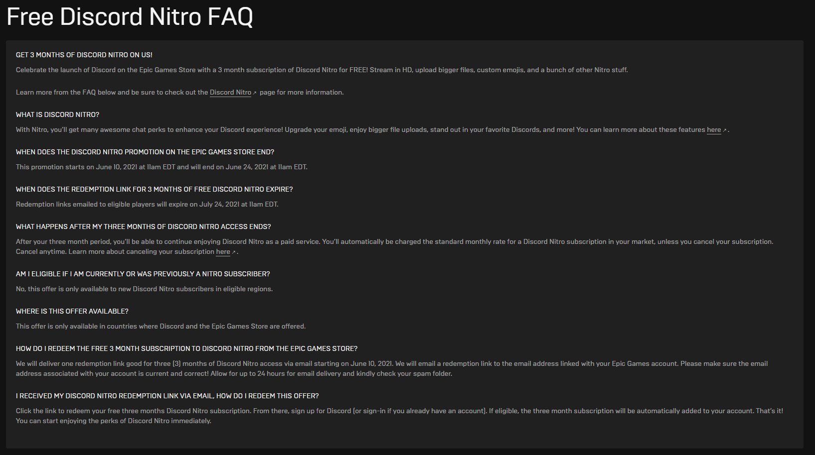 iFireMonkey on X: Discord Nitro FAQ  / X