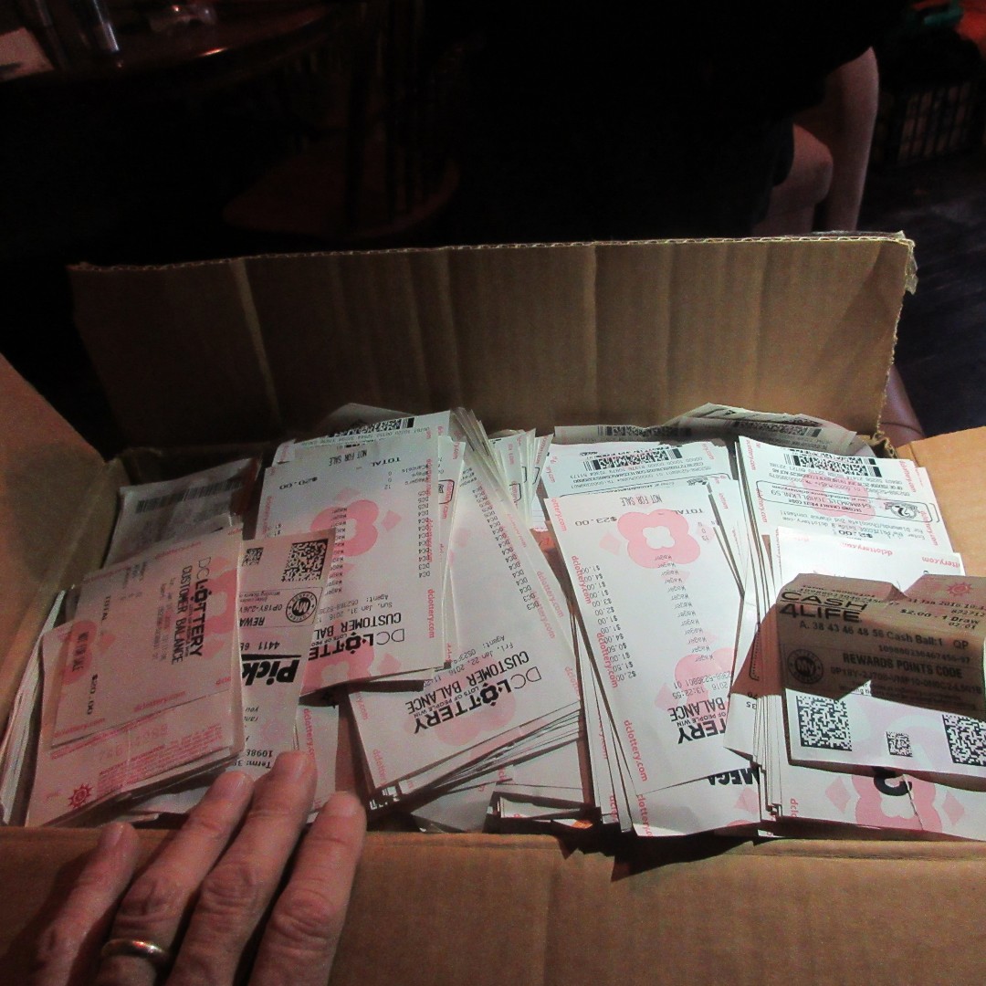 TopToBottomServ's tweet image. #ThrowbackThursday to when Bob found this big box of lottery tickets in a closet at one of his inspections! 😲 #ttbservices #homeinspections