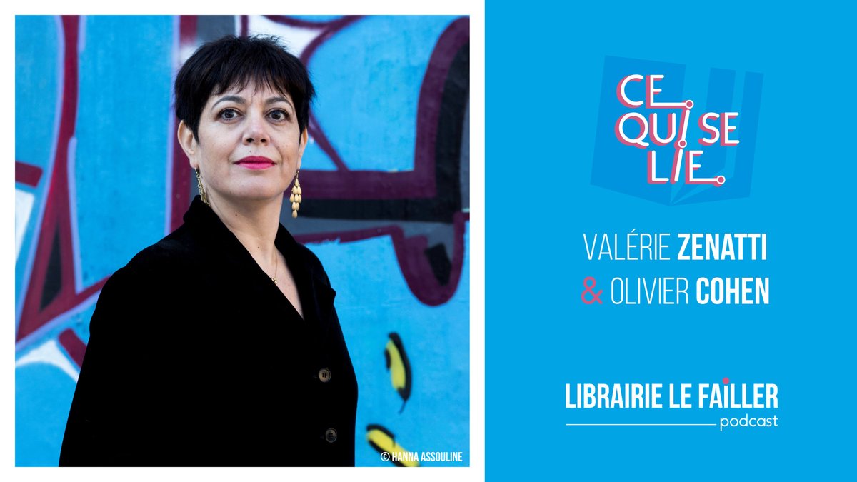 lefailler's tweet photo. [Podcast - ce qui se lie] 📚 🎧 Valérie Zenatti est avec son éditeur Olivier Cohen l'invitée de notre podcast. Tour à tour ils s'expriment sur ce qui les lie !
https://t.co/ABPCk6RDxK
#litterature #cequiselie #lefailler #editionsdelolivier #enretardpourlaguerre https://t.co/fMl8Wcv5CI
