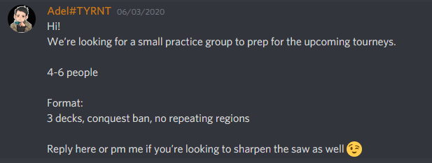 Adeltrocity's tweet photo. How time flies. It's been a year since I formed a practice group for a tourney that @ZeroInfinity074 organized. That group turned out to be a professional e-sports team.
I will always cherish how we started.
Happy anniversary Tyrants/BLCKLIST INTL Runeterra! 🖤
#BreakTheCode https://t.co/CwqiScj2mj