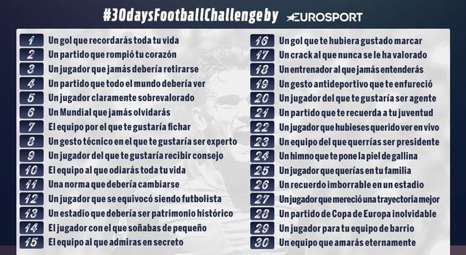 JesAg_'s tweet photo. Vamos a hacer esto que le he visto a @pablo13garrido desde hoy hasta los próximos 30 días. #30daysFootballChallenge @Eurosport_ES https://t.co/nmMiCxZ90A