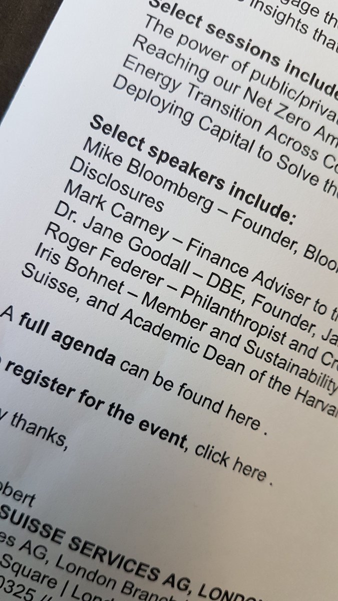 Hab ich gar nicht mitgekriegt: <a href="/rogerfederer/">Roger Federer</a> ist vom Tennissport zurückgetreten. Neuer Beruf: philanthropist and credit suisse global brand ambassador. Aus einer Medieneinladung der <a href="/CreditSuisse/">Credit Suisse</a>  von heute. Wünsche viel Freude und Erfolg!