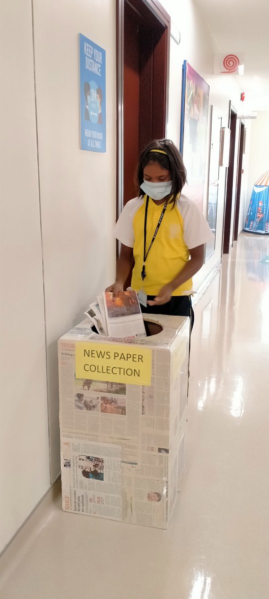 nmsprimary's tweet photo. ‘SMALL HANDS👐BIG HEARTS❤️❤️.’As part of the COEIP initiative for the month of June, Upper Primary Students put their hands together in #NewspaperCollectionDrive by donating old newspaper & magazines they wished to recycle.@ShettySampoorna @Fatima_Martin @gemsnms_alkhail @KHDA https://t.co/jOFL93z2CM