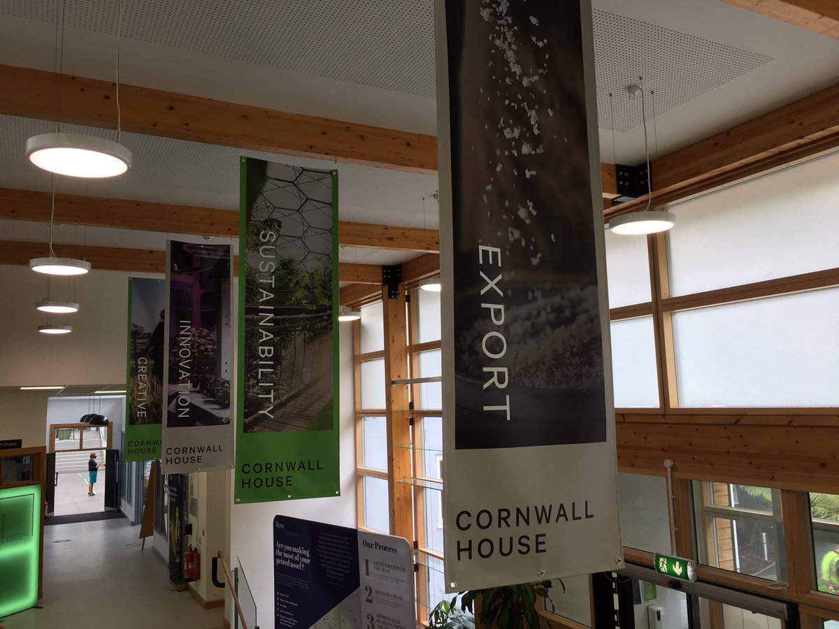 The #CornwallHouse is an exhibition for the G7 including a wide range of amazing work going on and it’s great to see so many of our projects showcased.
