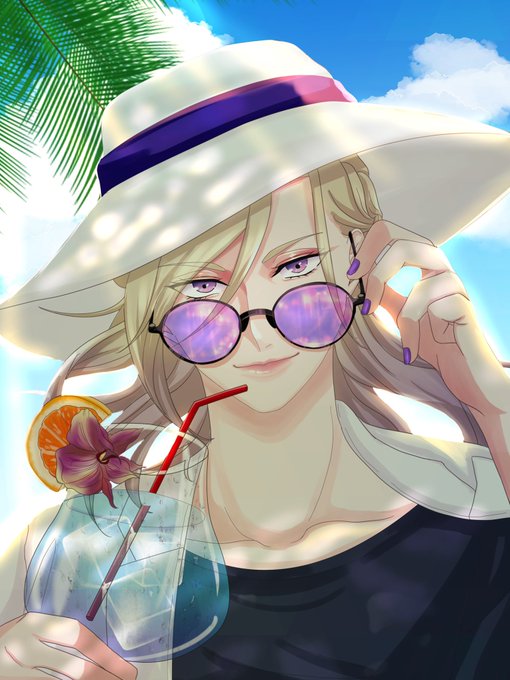 「blonde hair summer」 illustration images(Latest)