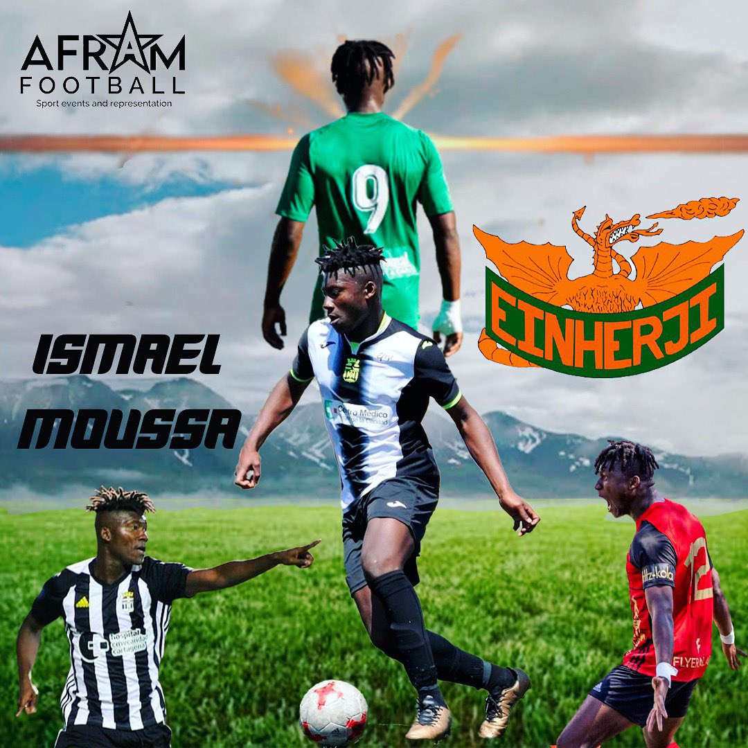 🚨 𝗜𝗦𝗠𝗔𝗘𝗟 𝗠𝗢𝗨𝗦𝗦𝗔💥

📍From Murcia, a tank signs for <a href="/Umf_Einherji/">Ungmennafélagið Einherji</a>.

Pure muscle, scorer and very fast. A specialist going into space, powerful strike with his left foot.

This Ivorian-born 𝙨𝙩𝙧𝙞𝙠𝙚𝙧 will help the dragons achieve their goal. You will succeed! 🟠🟢