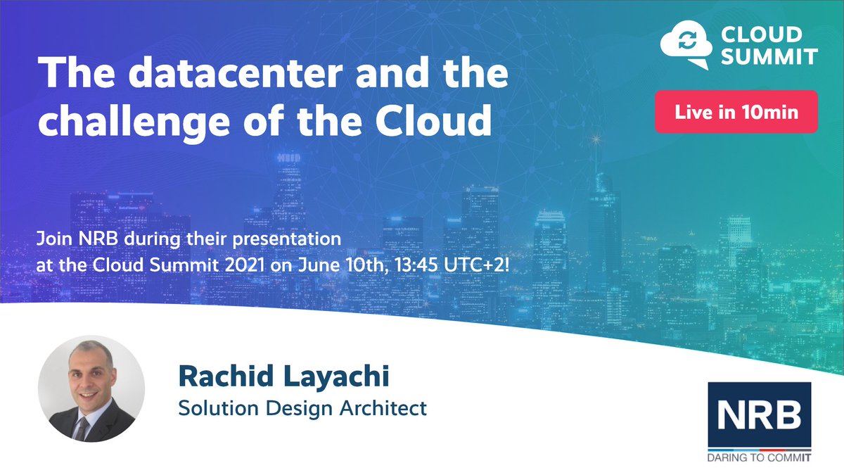The speaker session of Rachid Layachi starts in 10 minutes!

👉 Join us: insightz.io/content/103/Cl…