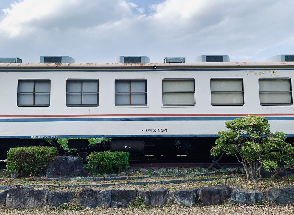 群馬県の安中市で食堂として使われていた、元JRのお座敷列車「やすらぎ