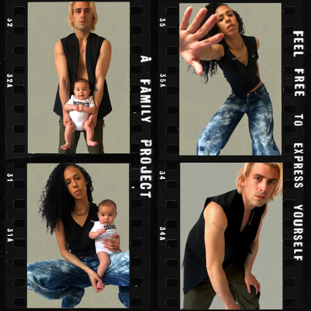 Dsquared2's tweet photo. #D2Family: Feel Free To Express Yourself.
All new #D2Kids collection on https://t.co/nQlOLR5asH https://t.co/efWx7ZZne4