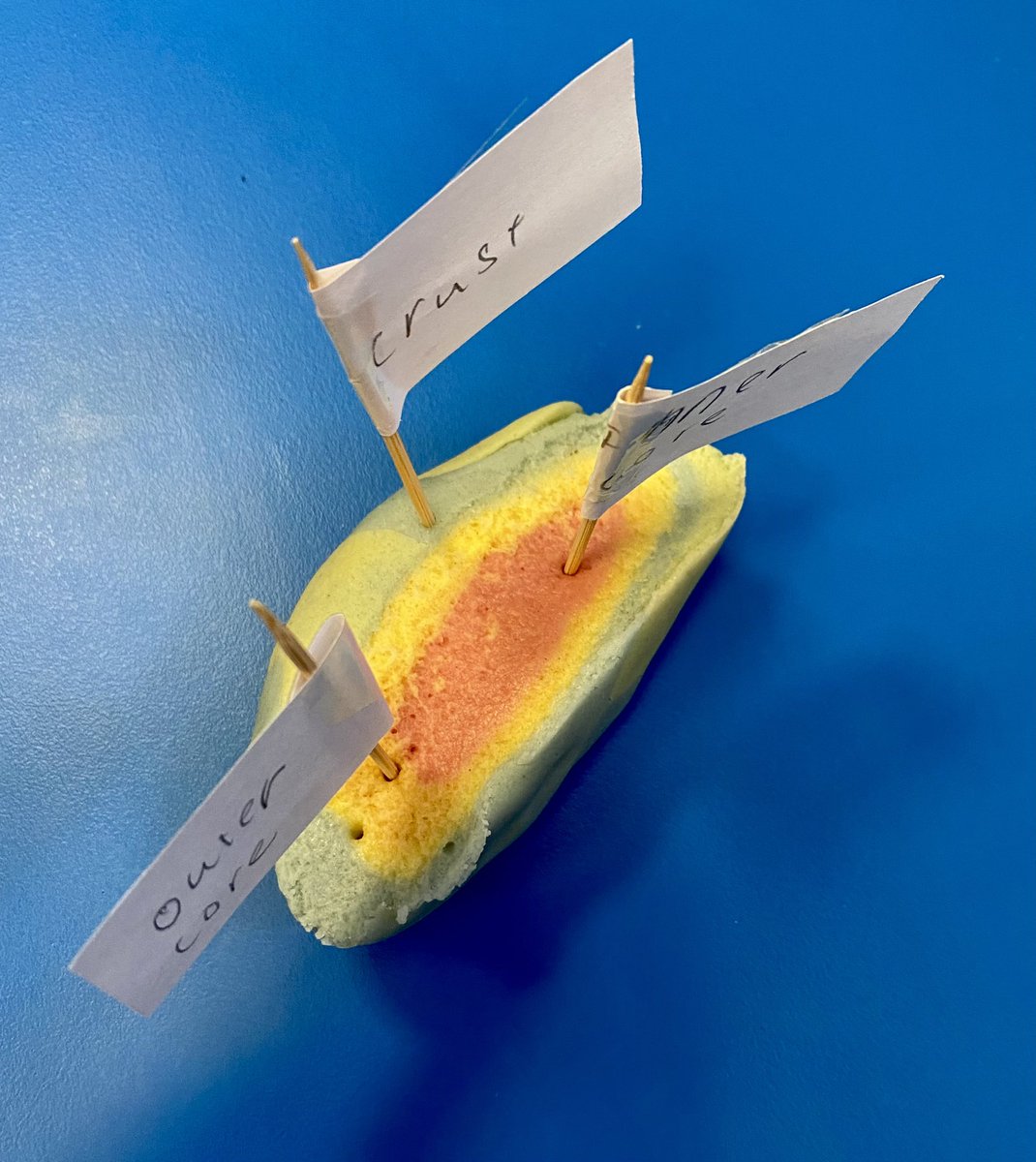 hackforthschool's tweet image. What’s inside? Investigating our world #volcanoes #primarygeography with our @YSJPrimary student @Humanities2020 @The_GA @ManorCharney @PGCEgeogUoY