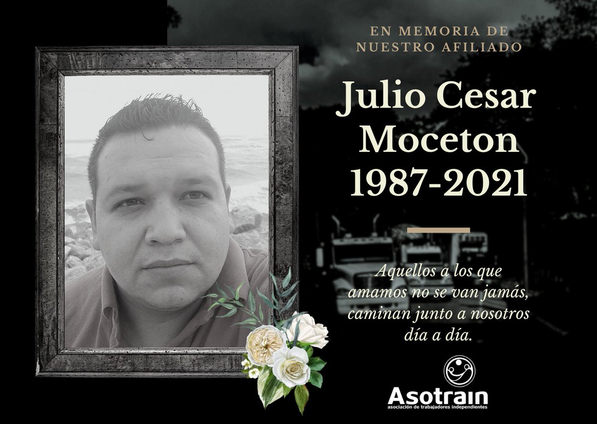 asotrain's tweet photo. Lamentamos profundamente la partida de Cesar Moceton Diaz Afiliado a @asotrain. Acompañamos a su familia y amigos en este dificil momento. https://t.co/AsyysPLlkx